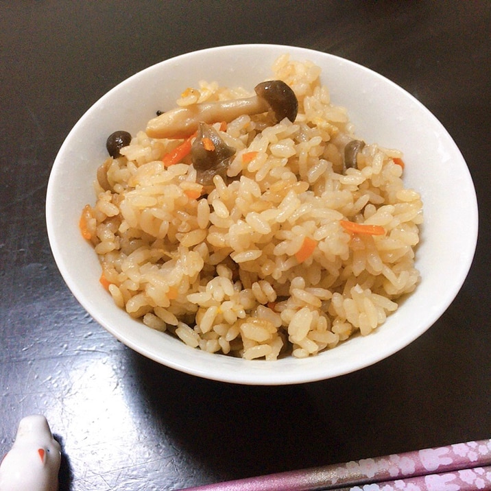 お肉なし☆炊き込みご飯☆